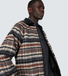 Junya Watanabe - Striped wool, alpaca and mohair jacket