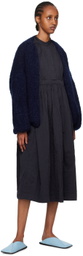 CASEY CASEY Navy Short Cardigan