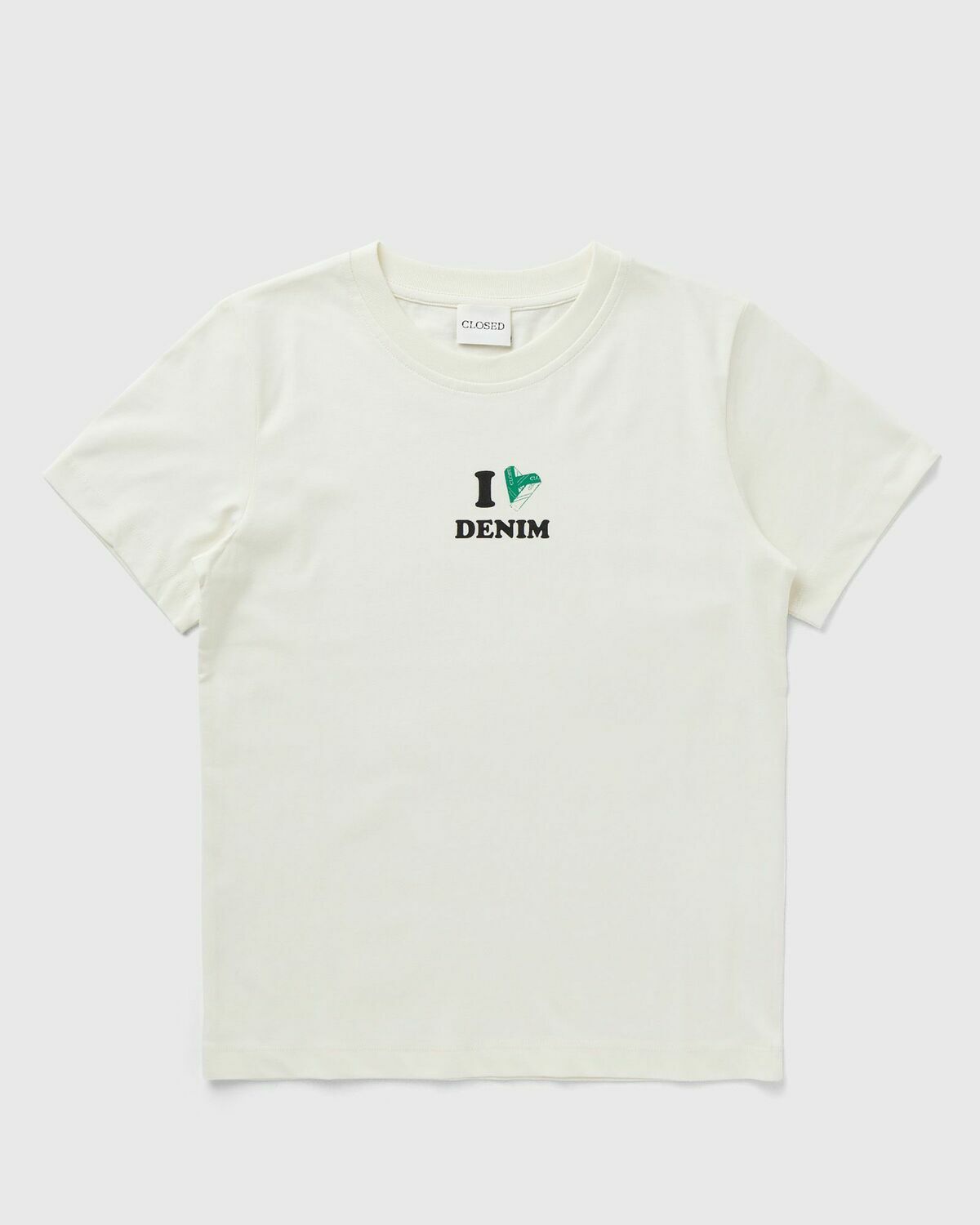 CLOSED PRINTED TEE Beige Womens Shortsleefe