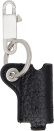 Rick Owens Silver & Black Concordians Mini Lighter Holder Keychain