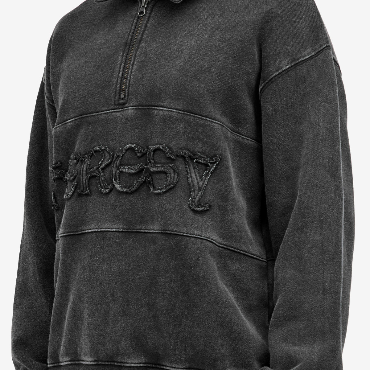 Heresy Men's Pintsmen Quarter Zip Sweat in Ash