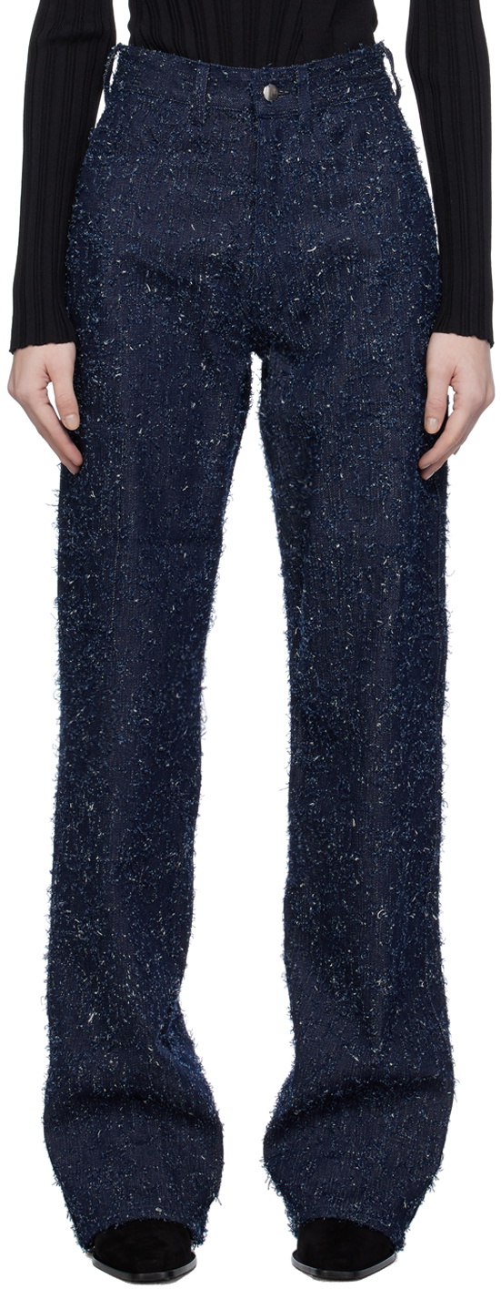 Elleme Blue Patch Pocket Jeans