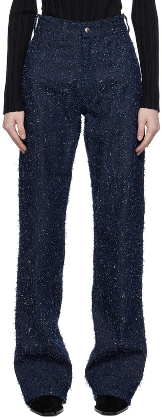 Photo: Elleme Blue Patch Pocket Jeans