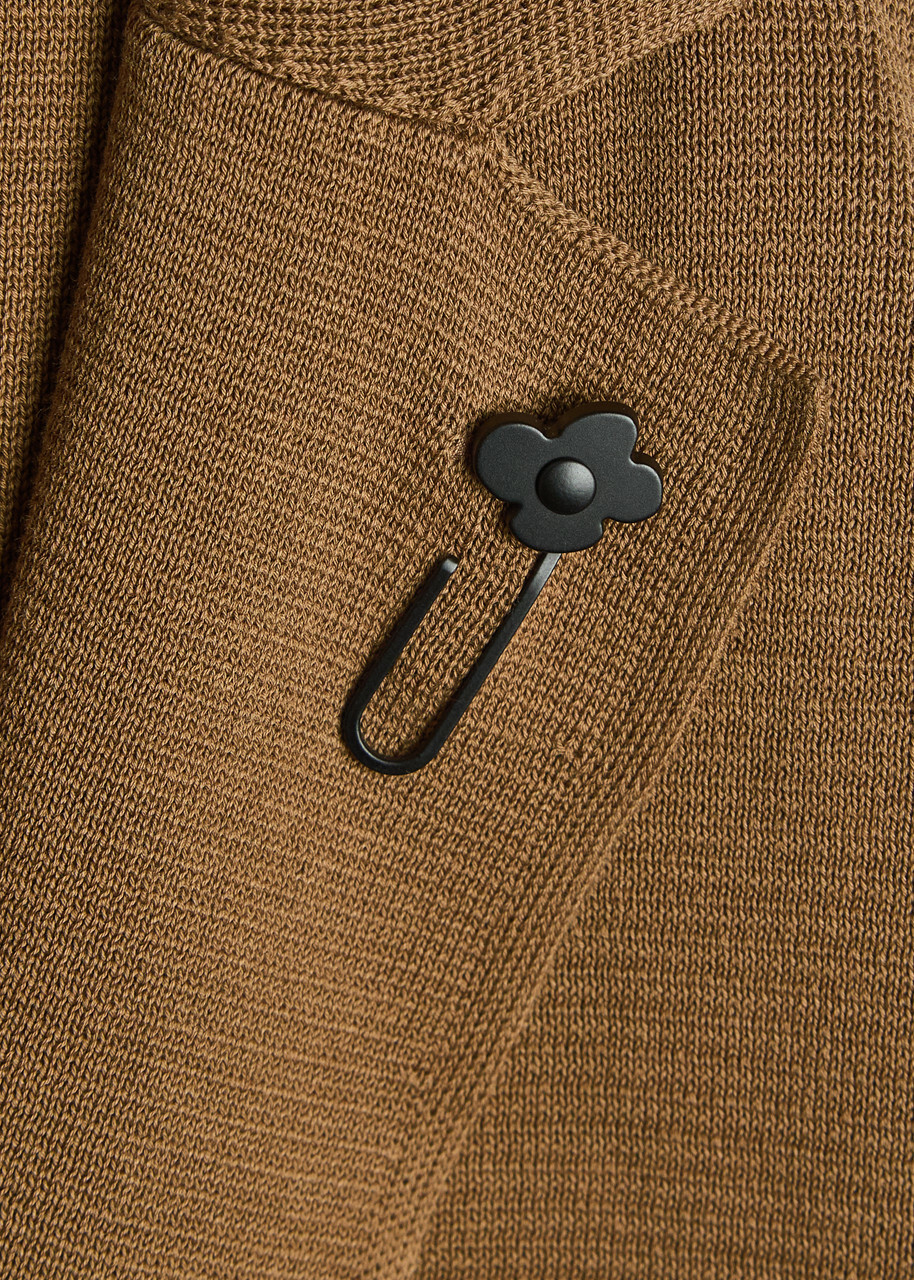 Lardini Cotton Cardigan Brown