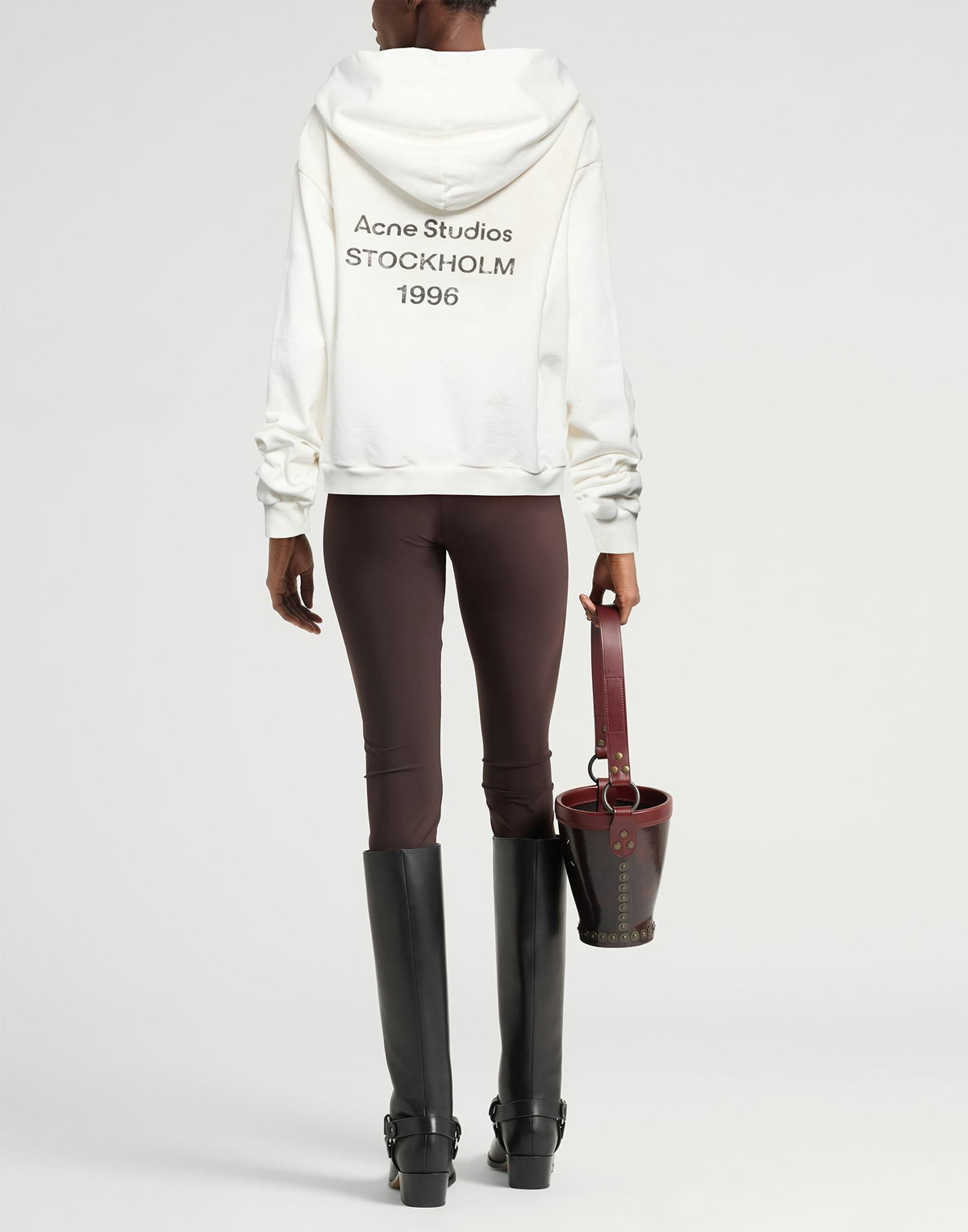Acne Studios Womens Sweatshirt in Off white