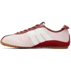 Marc Jacobs Pink 'The Brushed Satin 400 Bleecker Runner' Sneakers