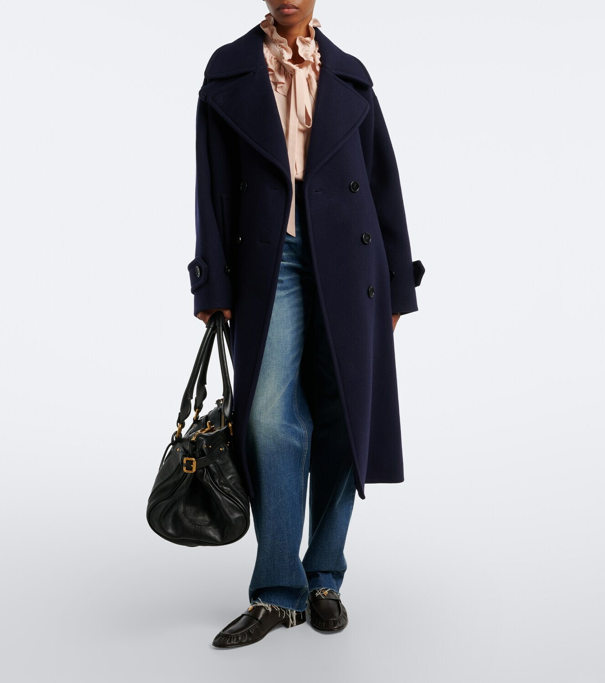Chloé Letti leather penny loafers