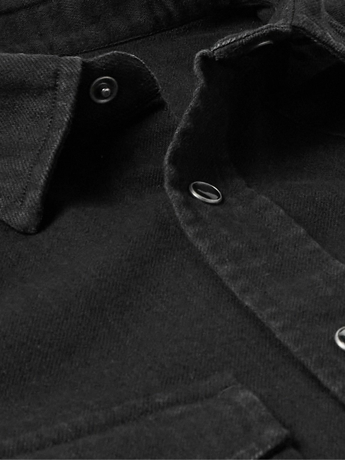 TOM FORD - Denim Western Shirt - Black TOM FORD