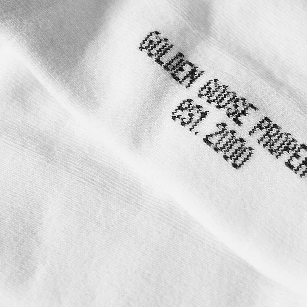 Golden Goose Men's Star Sock in White/Black