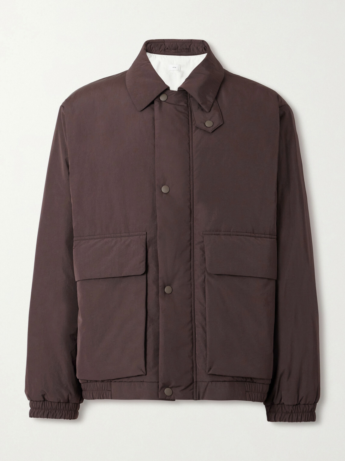 ATON - Padded Shell Jacket - Brown