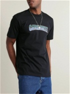 Carhartt WIP - Slow Script Logo-Print Cotton-Jersey T-Shirt - Black