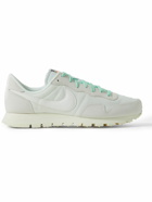 Nike - Air Pegasus 83 Premium Leather-Trimmed Mesh Sneakers - Neutrals