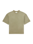 The Elder Statesman - Playa Cotton and Cashmere-Blend T-Shirt - Green