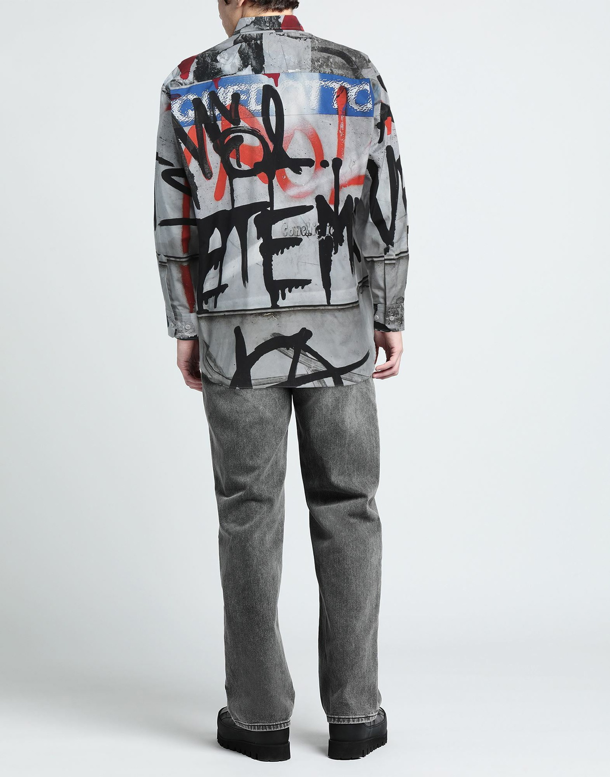 Vetements Mens Shirt in Grey