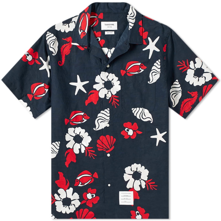 Photo: Thom Browne Floral Print Vacation Shirt