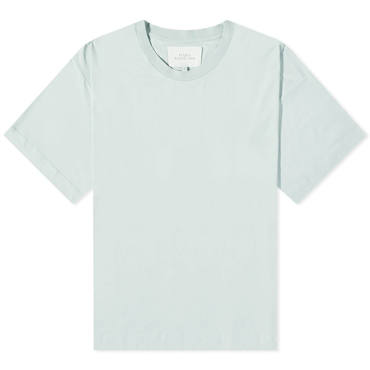 Photo: Studio Nicholson Men's Piu T-Shirt in Duck Egg