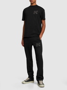 PALM ANGELS - Monogram Stud Cotton T-shirt