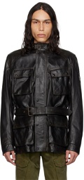 Belstaff Black Legacy Trialmaster Panther Leather Jacket