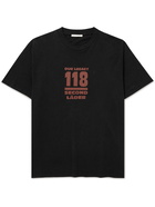 Our Legacy - 118 Second Läder Logo-Print Cotton-Jersey T-Shirt - Black