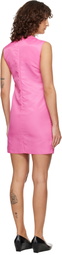 MM6 Maison Margiela Pink Bow Minidress