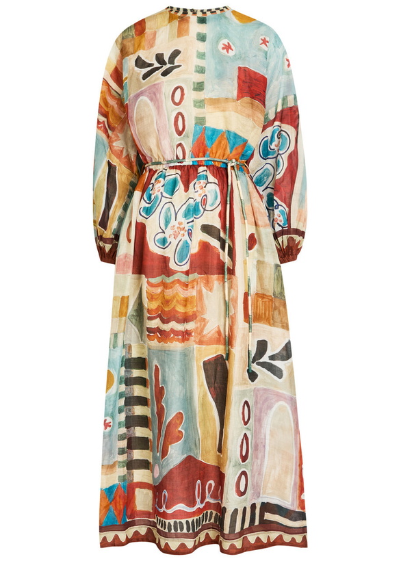 Photo: Alemais Michelle Printed Woven Maxi Dress Multicoloured
