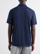 James Perse - Cotton-Jersey Polo Shirt - Blue