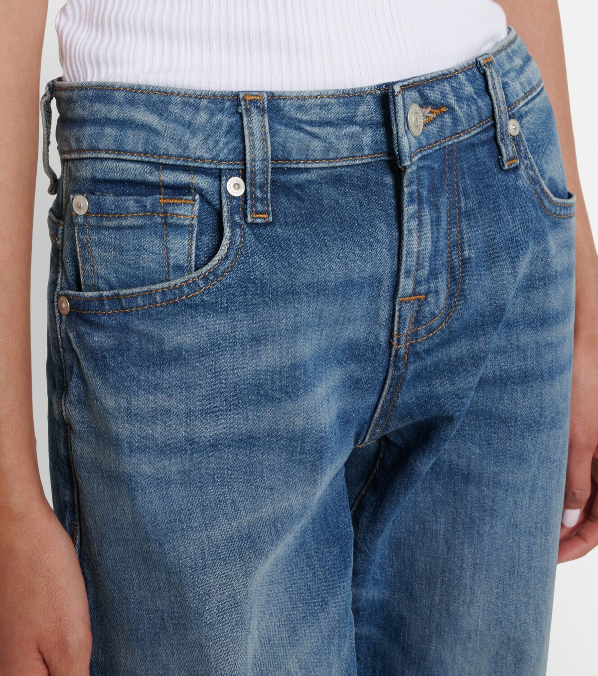 7 For All Mankind Low straight jeans