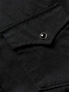 SAINT LAURENT - Denim Western Shirt - Black