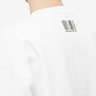 VTMNTS Men's Barcode Crew Sweat in White