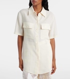 Loro Piana Shirley linen crêpe shirt