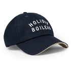 Holiday Boileau - Logo-Embroidered Cotton-Twill Baseball Cap - Blue