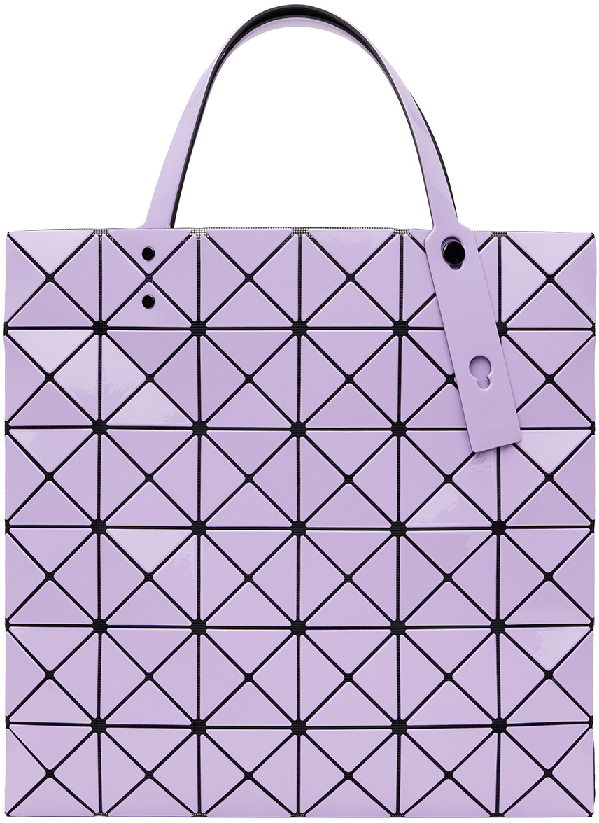 BAO BAO ISSEY MIYAKE Purple Lucent Gloss Tote Bao Bao Issey Miyake