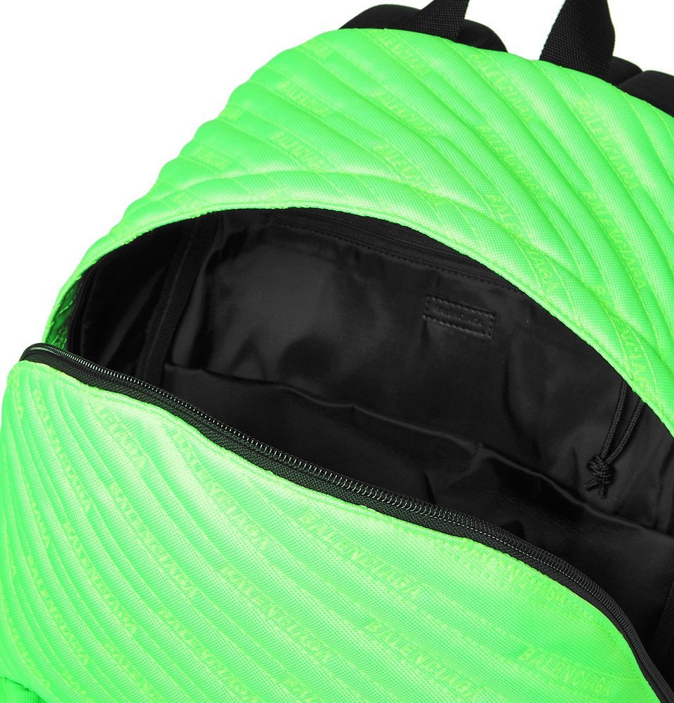 Balenciaga‎ Demna Gvasalia Green Canvas Graphic Print Backpack Balenciaga x adidas Large Backpack  main image 2