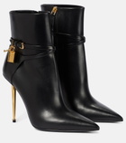 Tom Ford - Padlock leather ankle boots