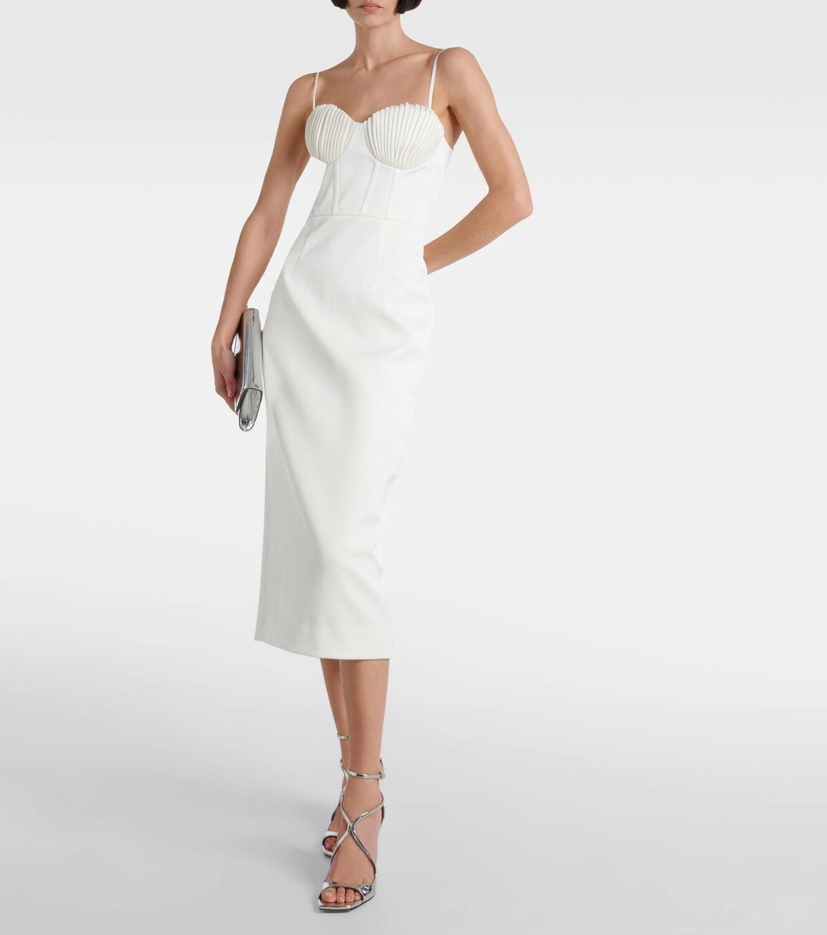 REBECCA VALLANCE ワンピース Bridal Delaney midi dress926657 Rebecca Vallance Bridal Delaney midi dress Rebecca Vallance