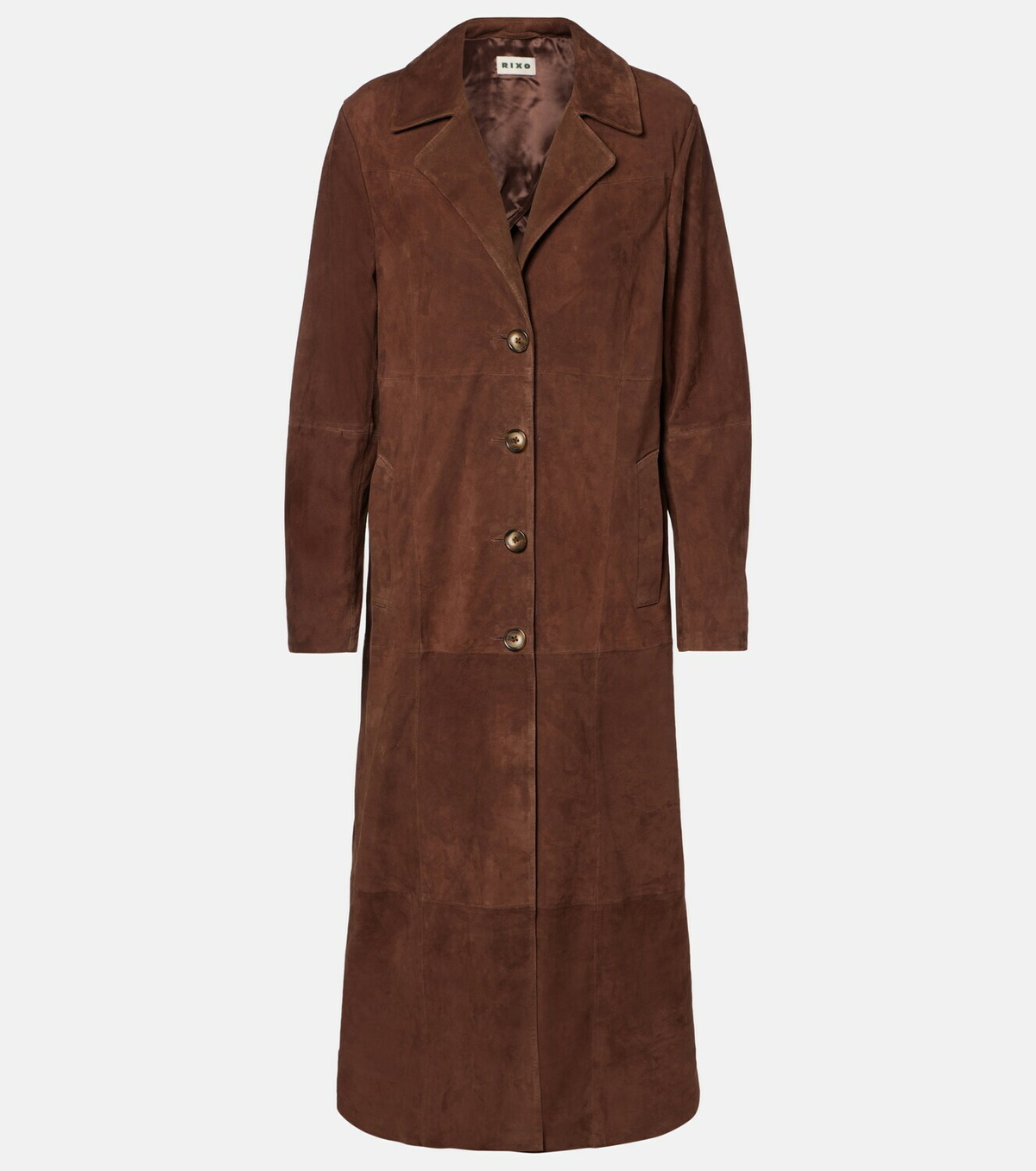Rixo Astraea suede coat