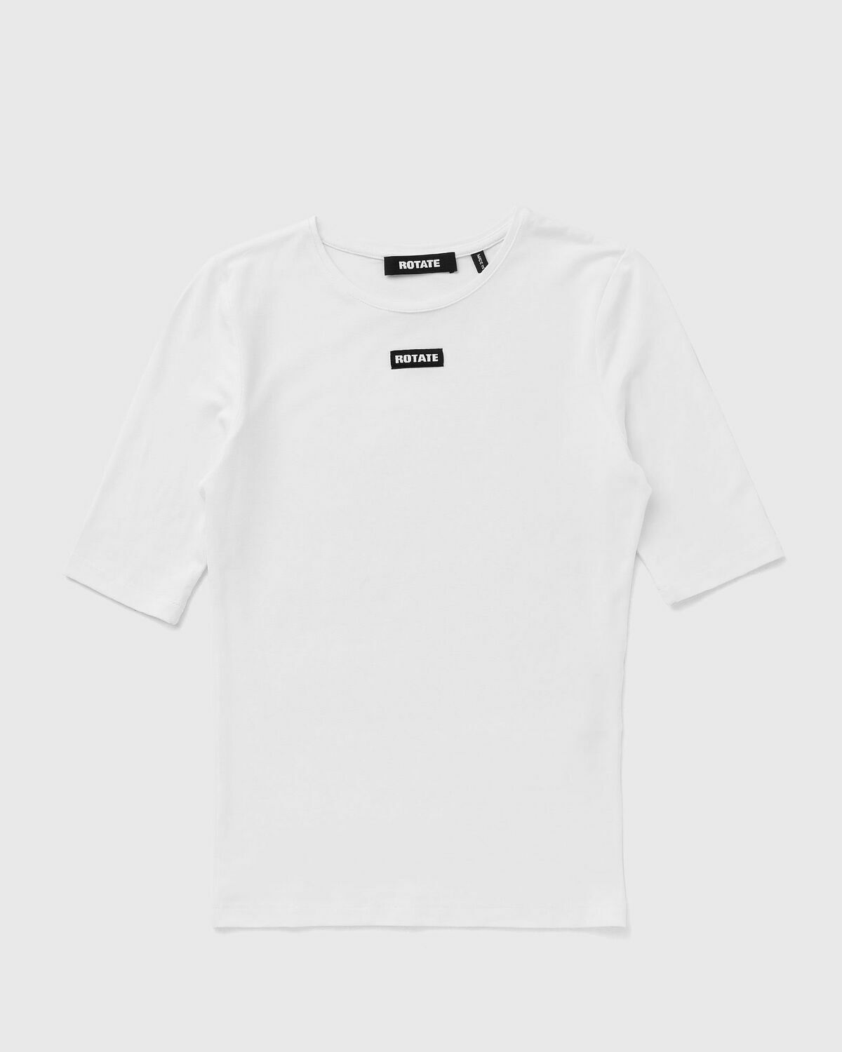 ROTATE Birger Christensen SHORT SLEEVE TEE White Womens Shortsleefe