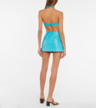Dodo Bar Or Leather miniskirt