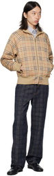 Burberry Beige Check Sweatshirt