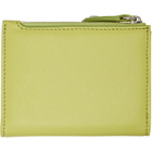 Vivienne Westwood Green Slim Flap Card Holder