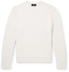 Dunhill - Cable-Knit Cashmere Sweater - Neutrals