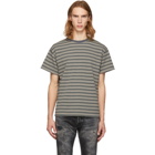 John Elliott Green Boucle Border T-Shirt