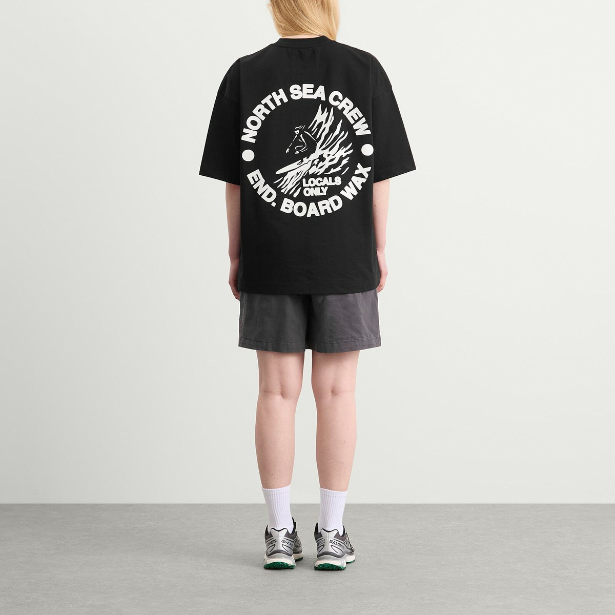 END. Coastal Board Wax T-Shirt in Black