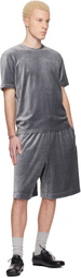 Lanvin Gray Velvet T-shirt