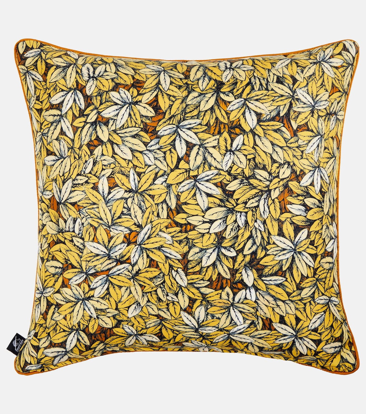 Fornasetti Civette silk and cotton-blend cushion