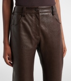 Magda Butrym Leather straight pants
