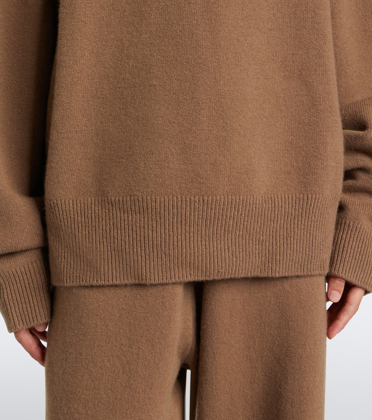 Extreme Cashmere N°496 Like cashmere-blend half-zip sweater