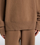 Extreme Cashmere N°496 Like cashmere-blend half-zip sweater