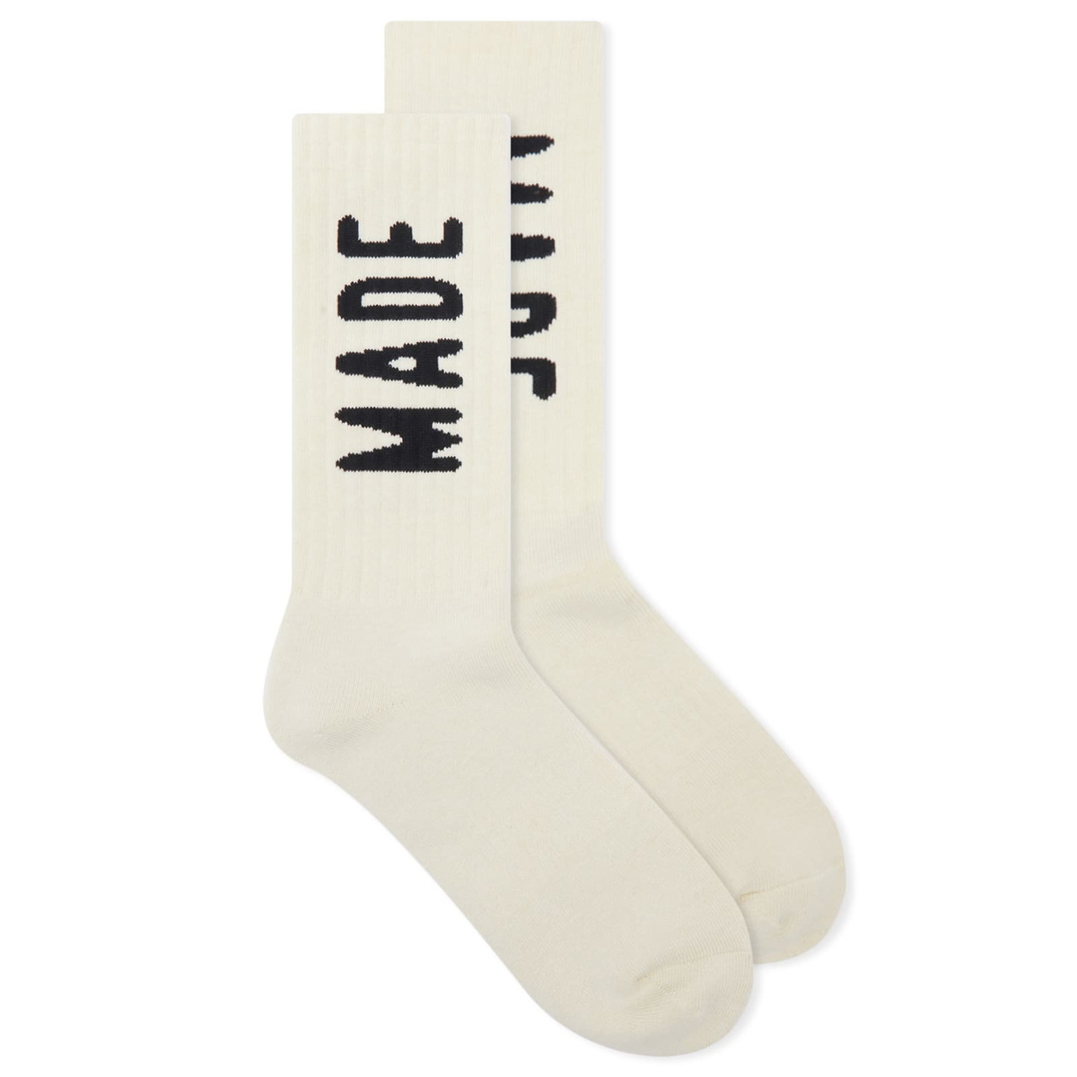 Human Made - Logo-Embroidered Ribbed Cotton-Blend Socks - Gray
