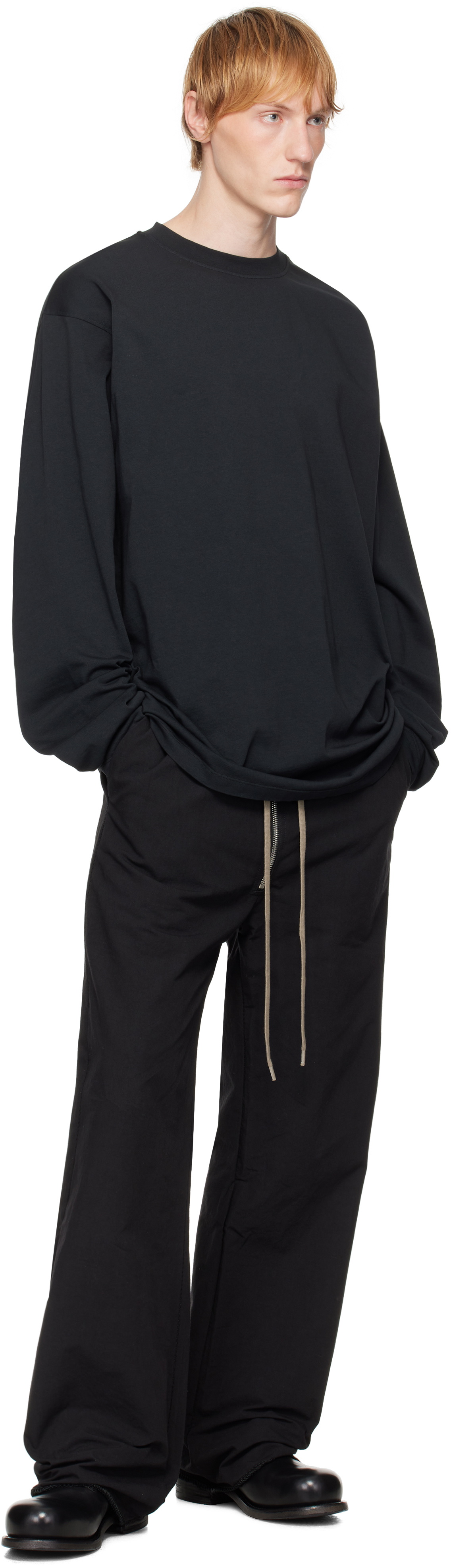 A Diciannoveventitre Black Long Sleeve Andy T-shirt